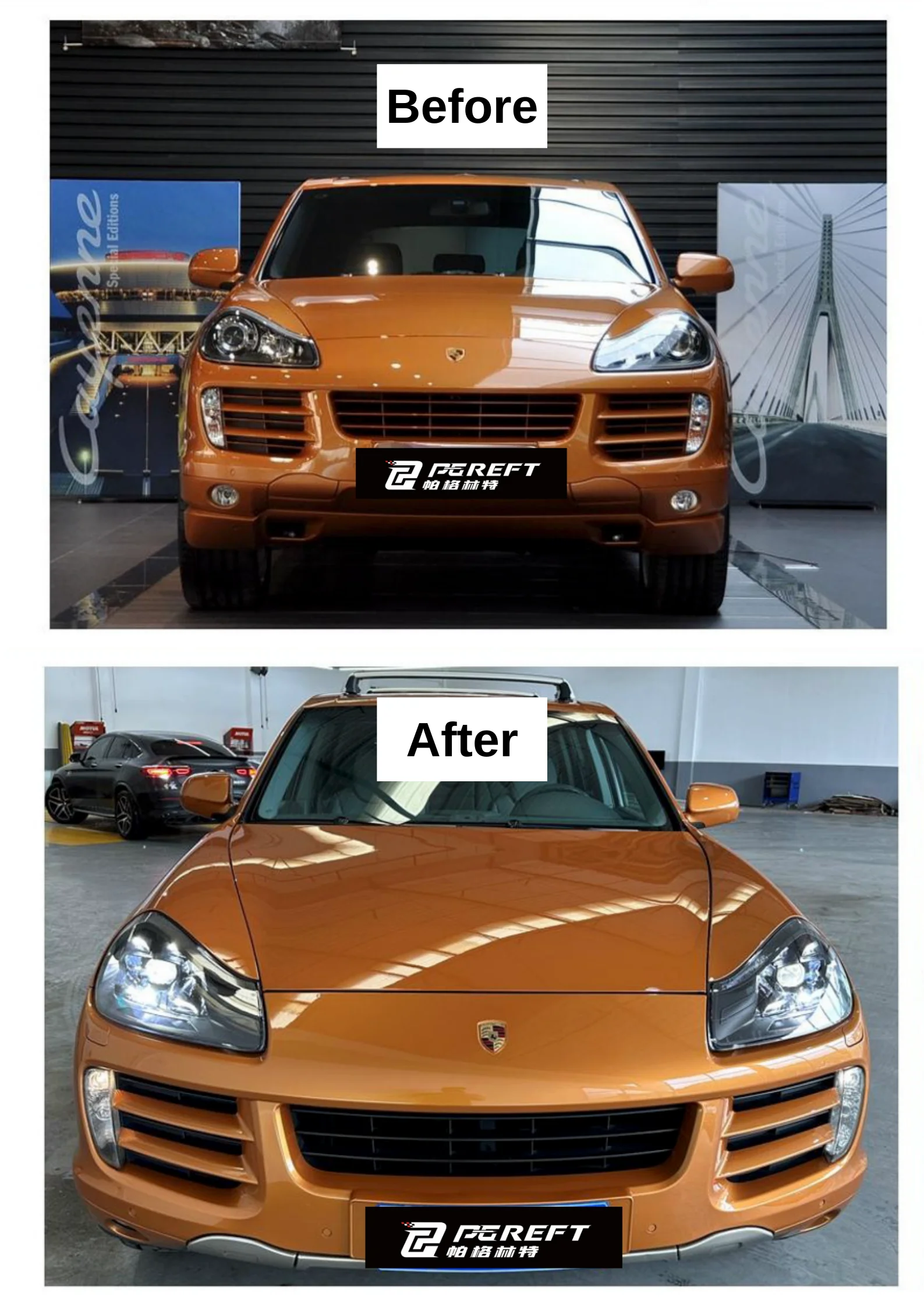 PG dla Porsche Cayenne 957(07-10) Upgrade 9Y0 24 Style LED Headlight Assembly Headlamp Unit