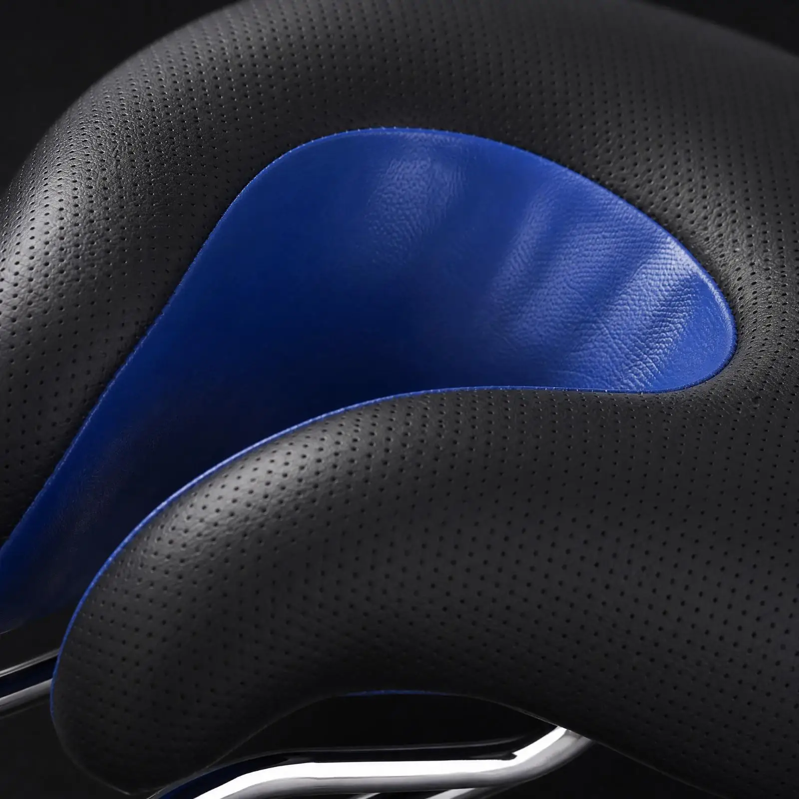 Noseless Cycle Saddle Shock-Absorbing Split-Seat Bike Saddle Padded Noseless Bike Seat for Casual Cyclists, Everyday Commuting,