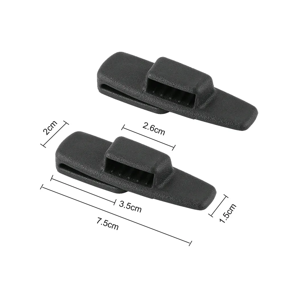 2PCS Vehicle Supplies Car Seat Belt Tool Car Safety Belt Protection Clip Plastic Seat Belt Clamp Buckle Adjustment Lock Fastener