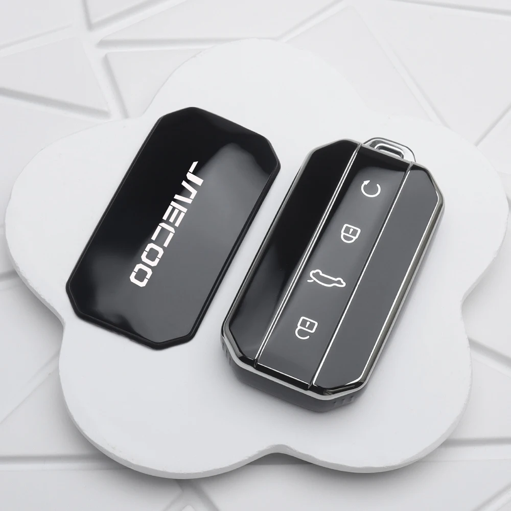 

Soft TPU Car Key Case Cover Shell for Chery Jaecoo J5 5 2025 2026 Protection Key Bag Holder Keychain Car Interior Accessories