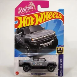 Original Hot Wheels Car Barbie The Movie 1/64 Vehicle Alloy Diecast 2024 GMC HUMMER EV Kids Toys for Boy Girl Gift C4982-184/250