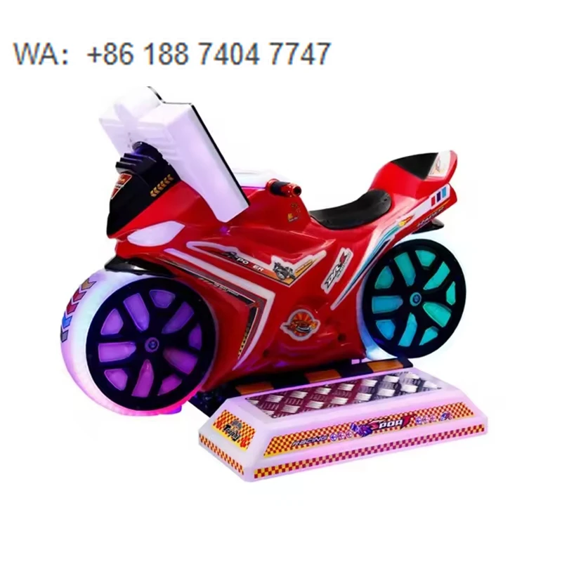 

Hot Sale Indoor Coin Operated Racing Arcade Motorcycle Simulator Kids Arcade Racing Car Game Machine