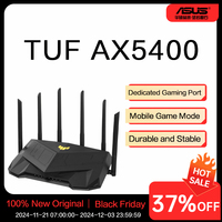 ASUS TUF Gaming WiFi 6 Router (TUF-AX5400) - Dedicated Gaming Port, Mobile Game Mode, WAN Aggregation, Durable and Stable