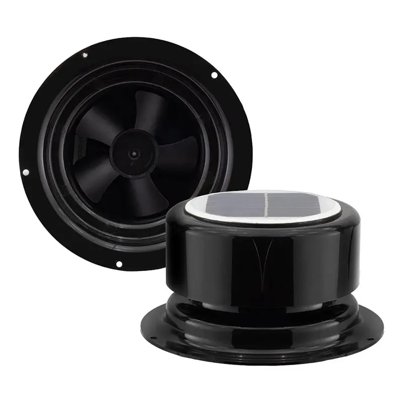 

Solar Powered Ceiling Vent Ventilation Fan With Built-In Fan For RV For Marine, Camper,Shed Trailer
