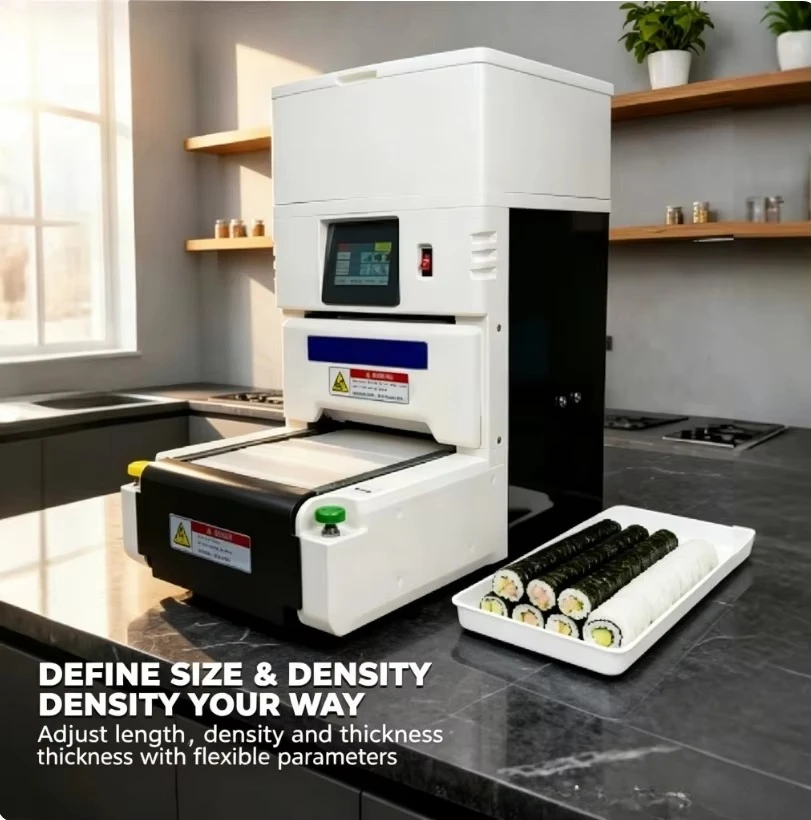 Commercial Automatic Sushi Rice Laying Press Machine Maki Rice Sheet Forming Equipment For Sushi Restaurant Deposit Link Only
