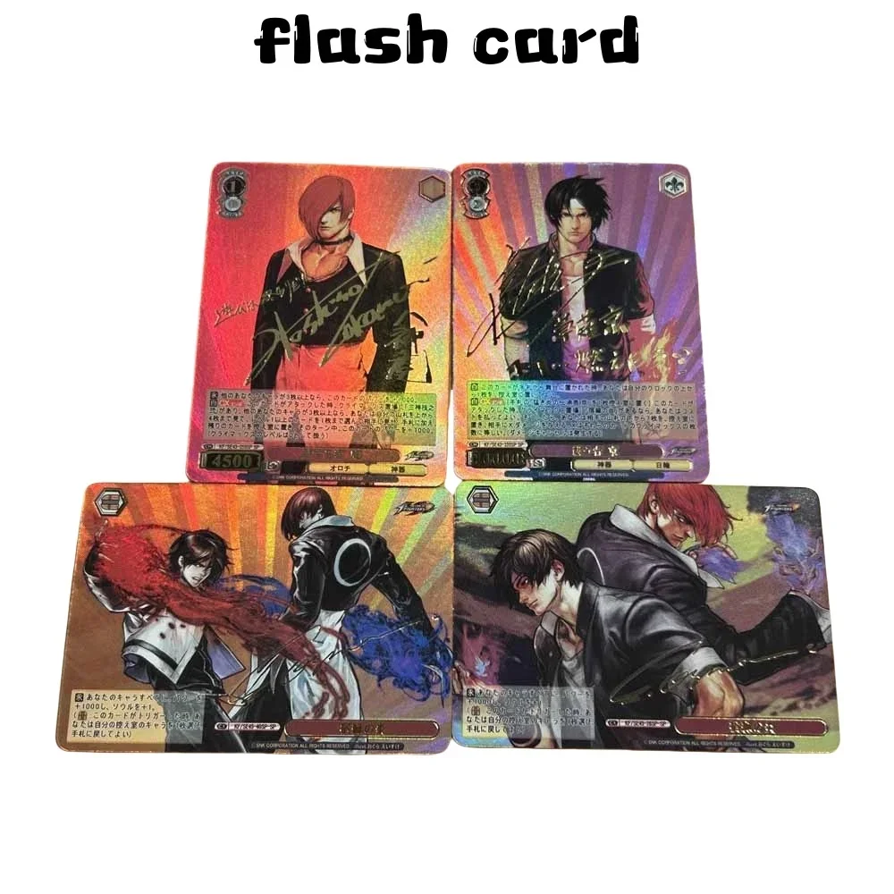 

DIY THEKINGOFFIGHTERS Iori Yagami Mai Shiranui Original Series Set Flash Card Anime Peripheral Game Collection Card Holiday Gift