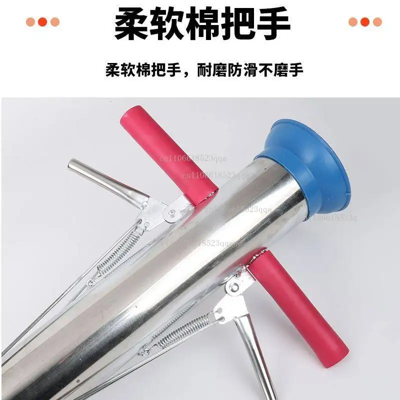 Stainless steel manual planter Vegetable agriculture corn peanut manual planter sapling transplanting tool