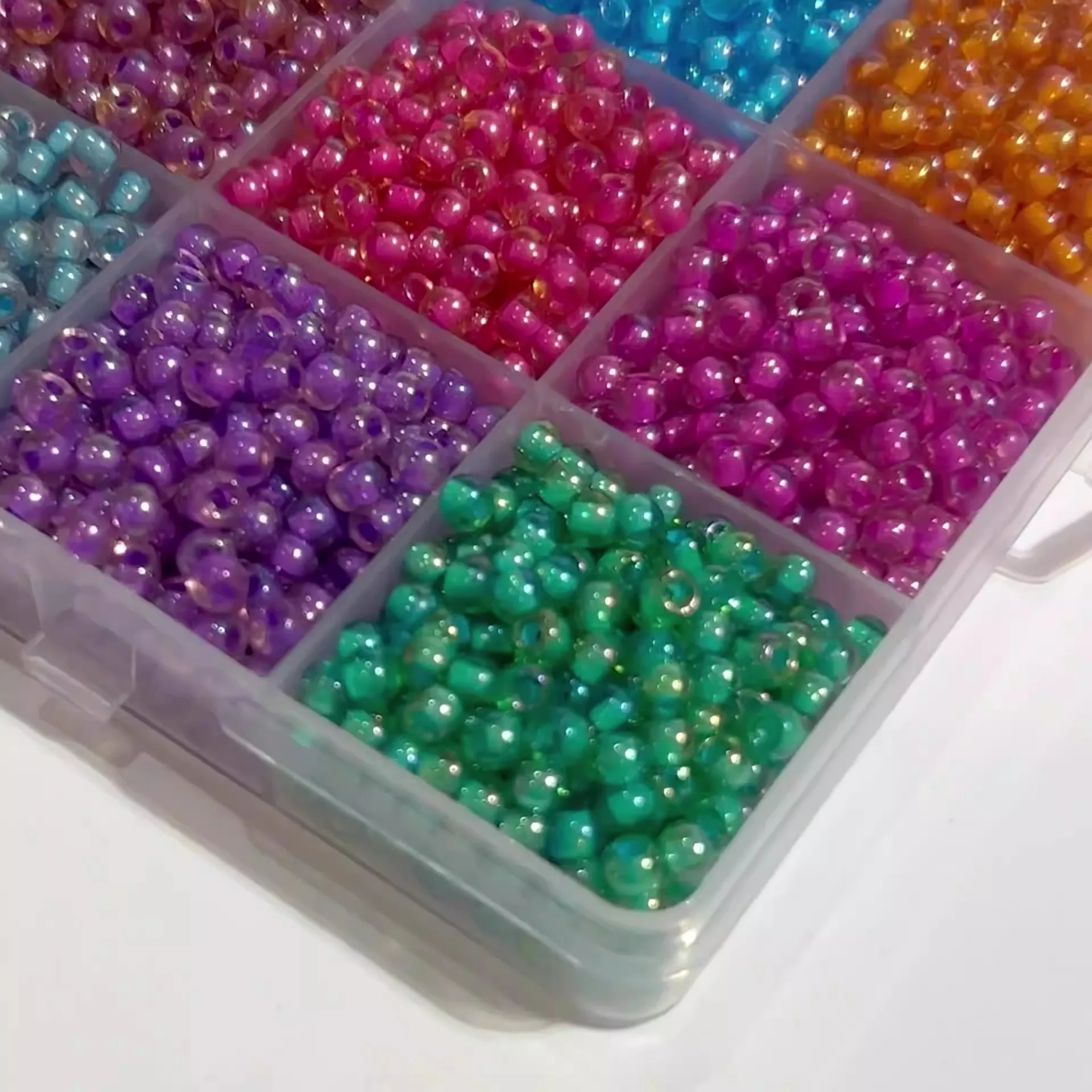 10g 4mm Czech Glass Seed Beads Small Round Loose Bead For Jewelry Making Bracelet Necklace DIY Craft Accessories