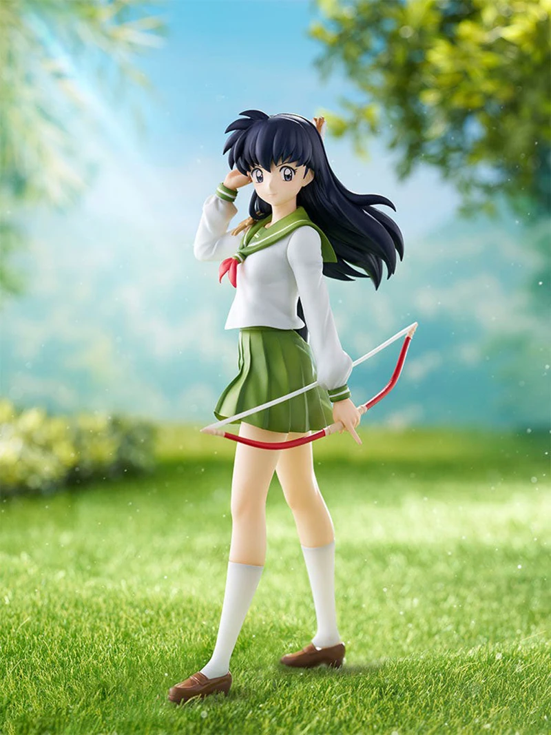 FuRyu TENITOL Inuyasha Higurashi Kagome PVC 18CM Anime Action Figures Model Collection Toy