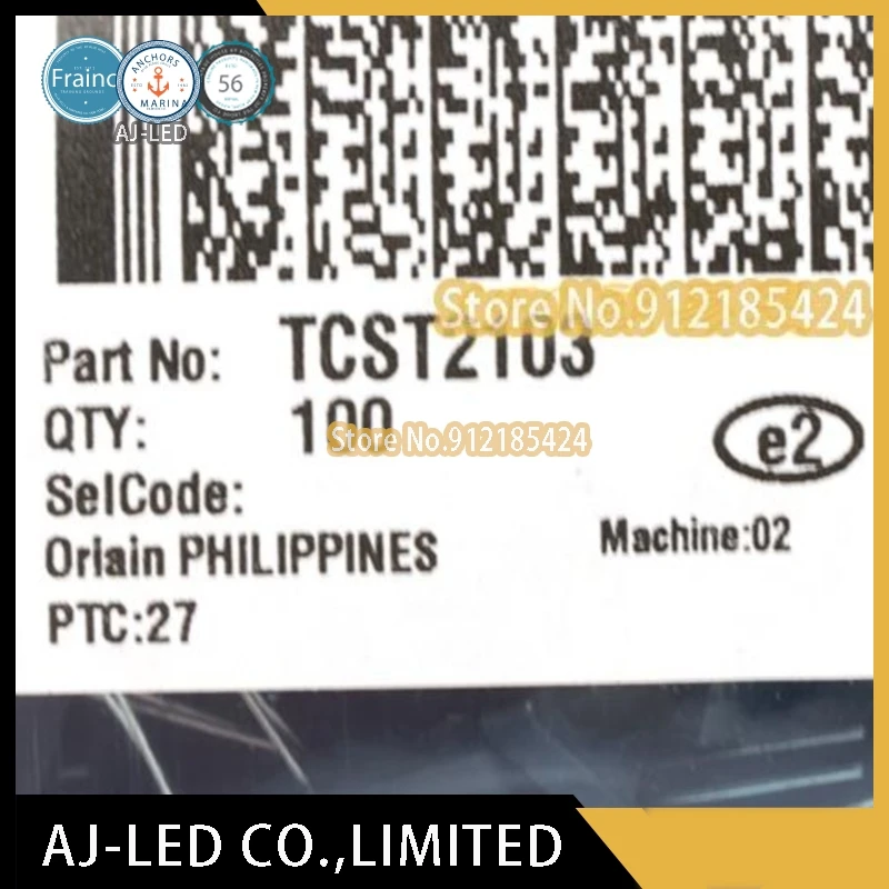 

10pcs/lot TCST2103 photoelectric switch transmitted light sensor slot type 3.1mm four-corner binaural DIP-4 new