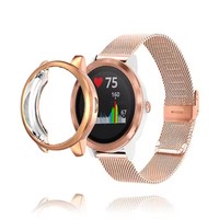 Strap For Garmin Vivoactive 5 4 4S Strap Venu 3S 2S Band With Case TPU Screen Protector Bracelet Venu 2Plus Watch Accessories