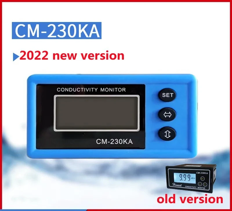 CM-230K Online Conductivity Monitor Tester Meter Analyzer Contact Relay NC 0-1999us/cm Error 2%FS ATC Alarm Output 4-20mA