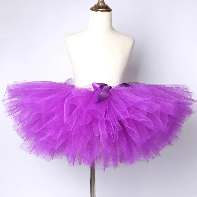 الصلبة الأرجواني توتو تنورة للطفل الفتيات حفلة عيد ميلاد الباليه تنورات قصيرة الاطفال كرنفال عيد الميلاد ازياء الأطفال صورة تبادل لاطلاق النار @ 0Z *