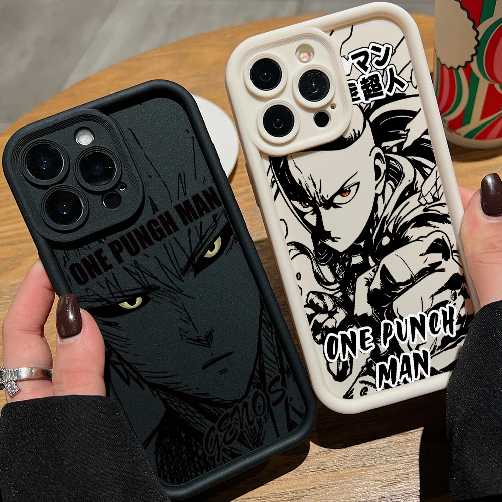 Anime One Punchs Men Phone Case for Samsung Galaxy A57 A56 A55 A54 A53 A37 A36 A26 A25 A24 A17 A16 A13 A12 A07 A06 4G 5G Cover