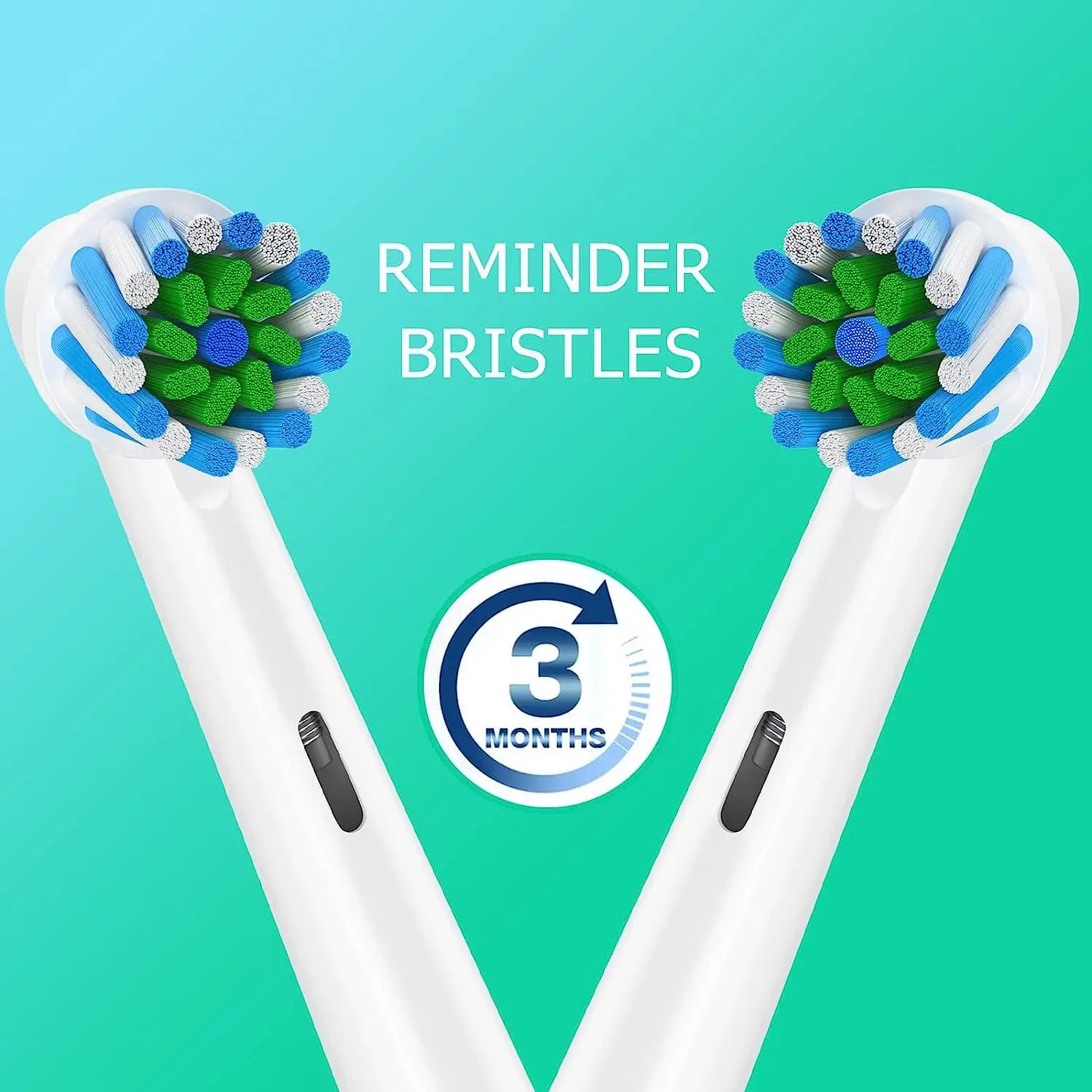 4pcs Toothbrush Head Compatible with Braun Oral B Electric Toothbrush, Replacement Brush Heads for Oral B Vitality Pro 1000 2000 image 5