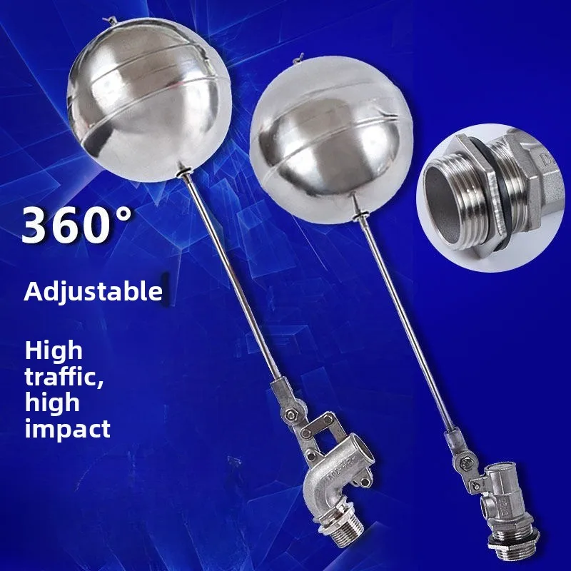 304 Stainless Steel Float Switch, Water Level Control Valve for Water Tank & Water Tower view 2