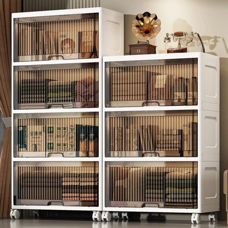 

Flip Storage Cabinet Living Room Snack Storage Rack Bedroom Multi layer Storage Shelf Multi functional Cabinet Elegant Home