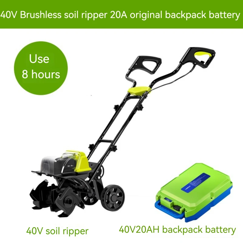 

Electric Small Tillage Ripper Micro-tiller Household Small Plowing Machine Scarifier Orchard Greenhouse Rotary Tiller