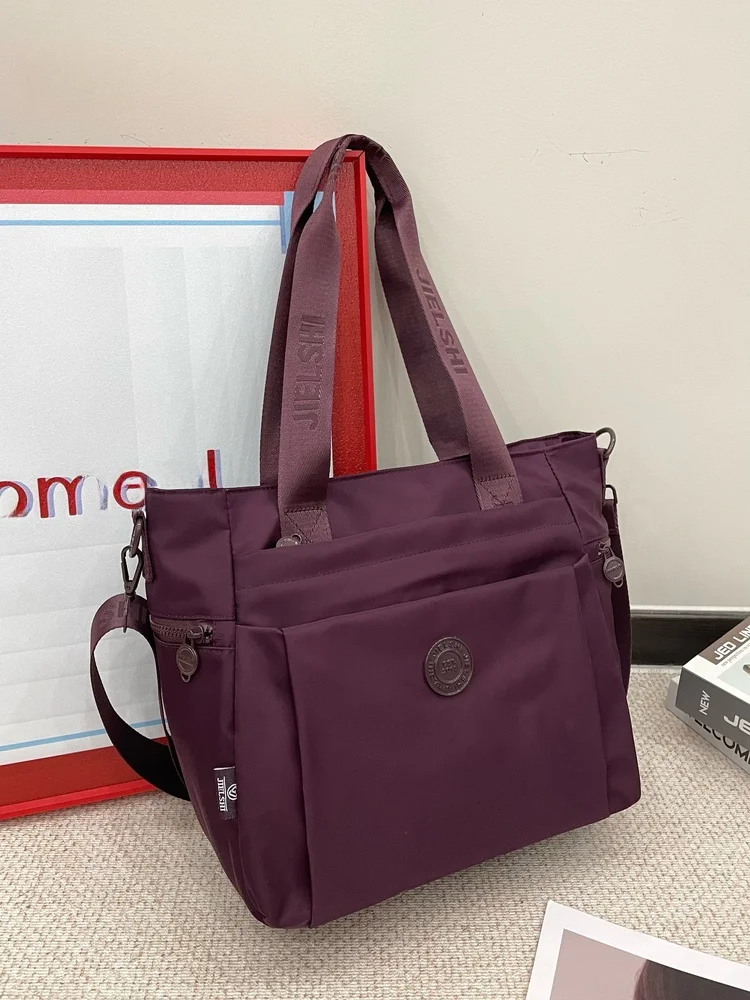 

Jielangshi New Nylon Backpack Large Capacity Multi-layer Crossbody Women's Bag Waterproof Casual Single Shoulder Big Bag