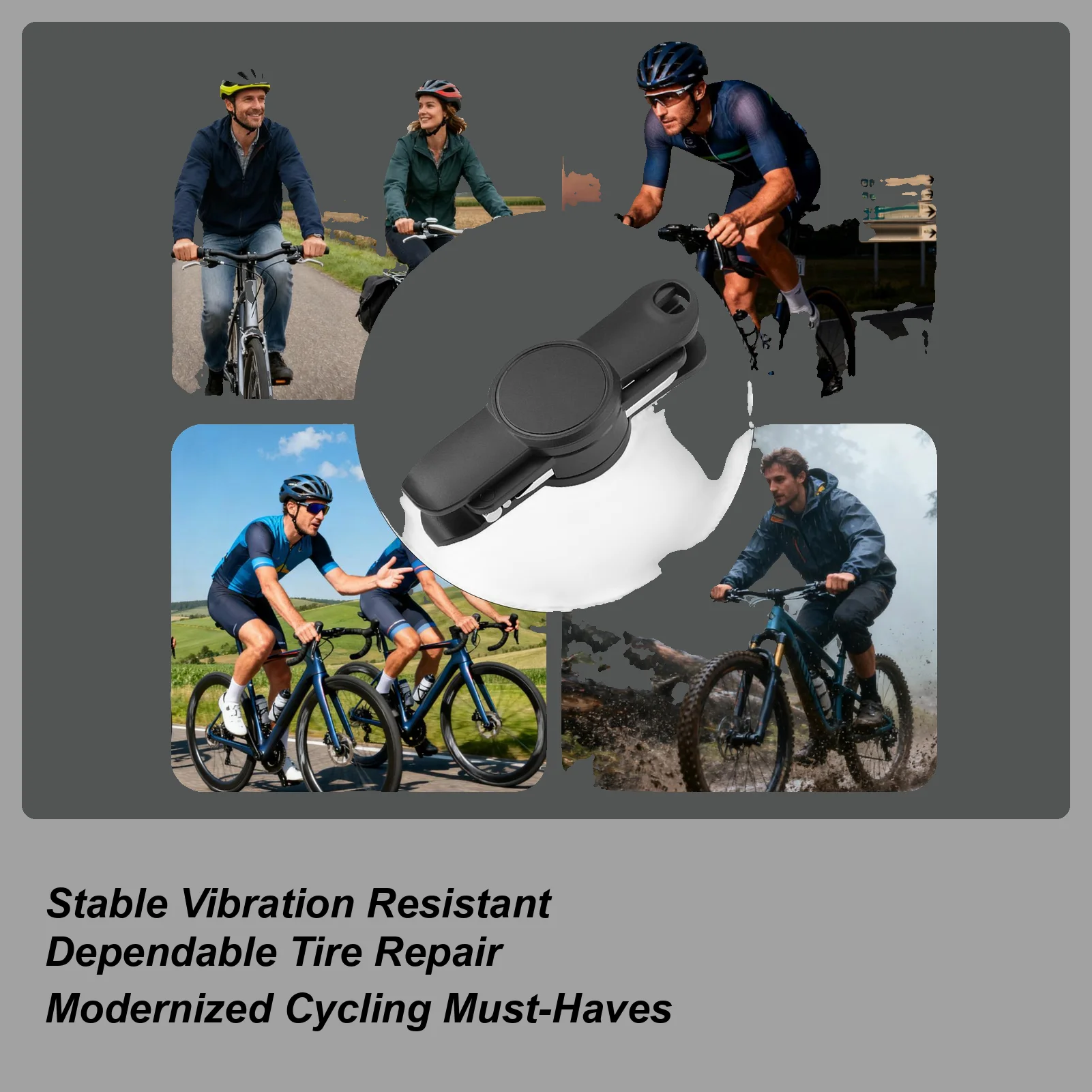 

Комплект заплатков для шин Противоскользящие аксессуары для велоспорта Комплект заплат для велосипедных шин Шестигранный инструмент Сверхмощный для обслуживания Ежедневный уход Дорога Гора