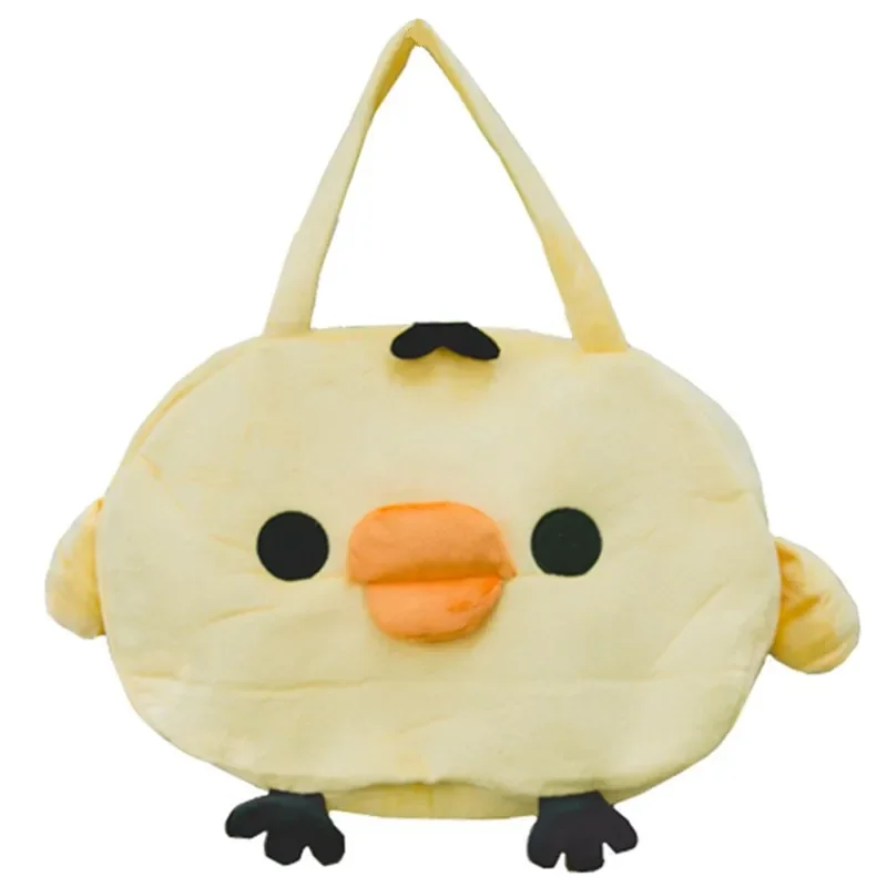 Rilakkuma Kiiroitori Chick Plush Shoulder Bags Ladies Large Handbag Kawaii Cute Anime Tote Bags for Women