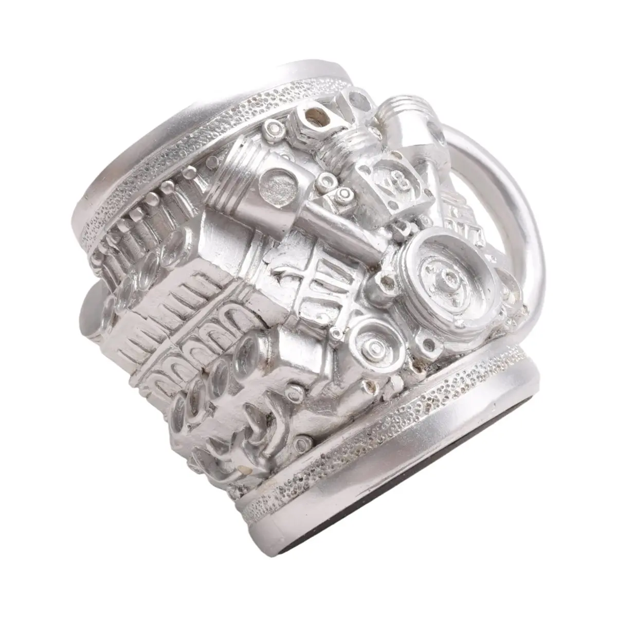 

Кофейная кружка из нержавеющей стали с двигателем V8, кофейная чашка с двигателем автомобиля с изолированной ручкой для подарков любителям автомобилей