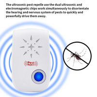 Pest Bug Control Sonic 5-6W 80  Mouse Repeller Plastic Low-noise Household Insect Fly Repeller UK Plug