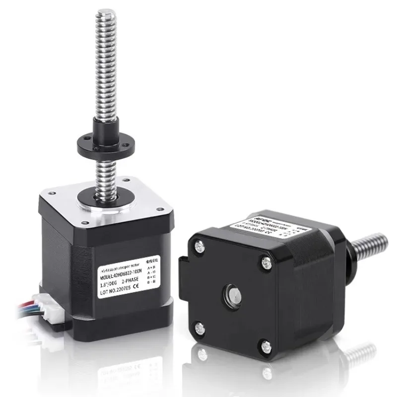 

NEMA 17 Linear Stepper Motor 40mm Length Tr8 Threaded Rod 100-300mm Lead Screw Linear Actuator