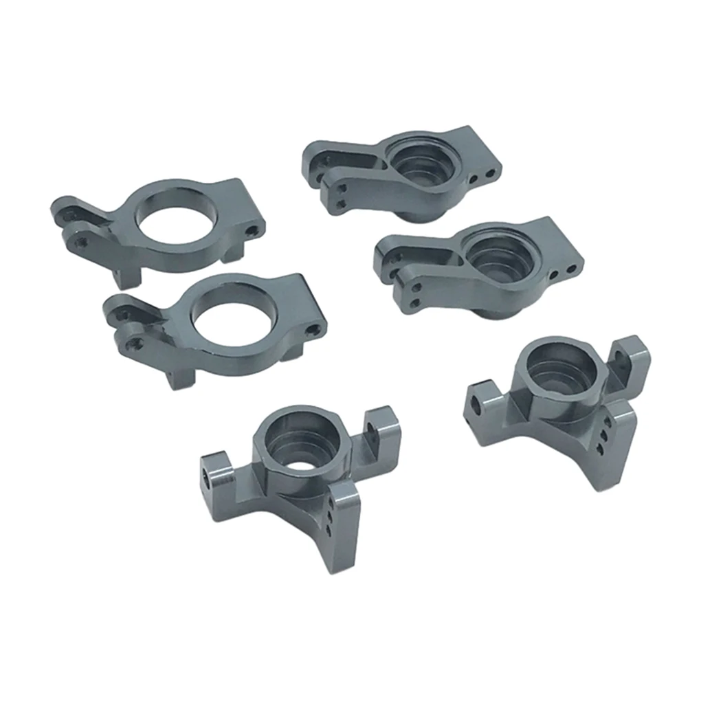 

RC GOFFLOW Aluminum Alloy C Hubs Caster Blocks For 1/12 Wltoys 12401 RC Car Upgrade Part RC Car Accessories