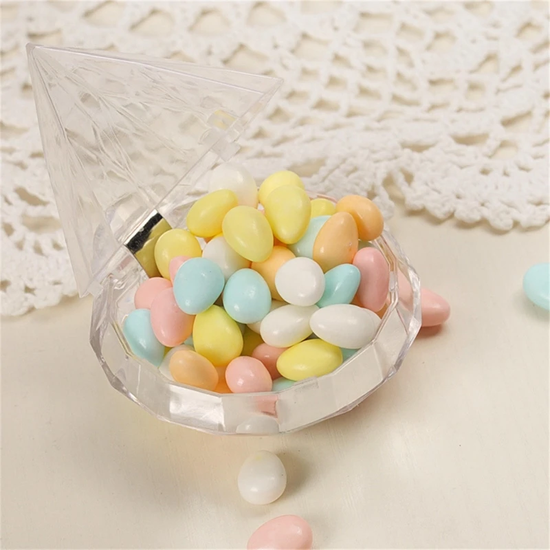 6pcs Versatile Candy Jewelry Storage Box Elegant Diamond for Store Protect and Display Your Valuables with Sophistication