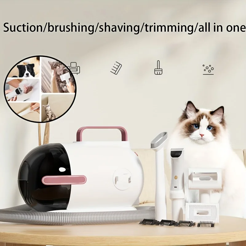 Household Pet Multifunctional Vacuum Cleaner Grooming and Shaving Set Dog and Cat Hair Combing Set