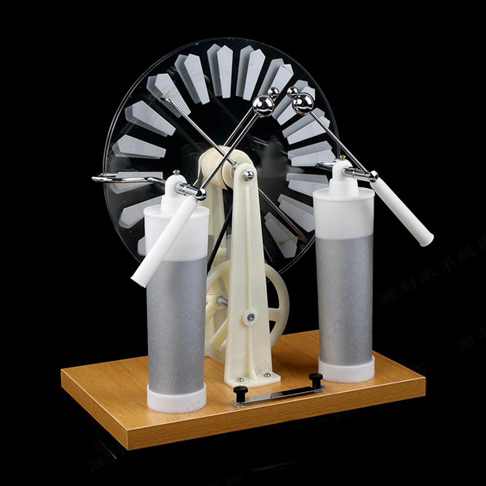 Static Electricity Generator Leyden Jar Generator Demonstration Tool Educational Physics Equipment for Teens Classroom Kids