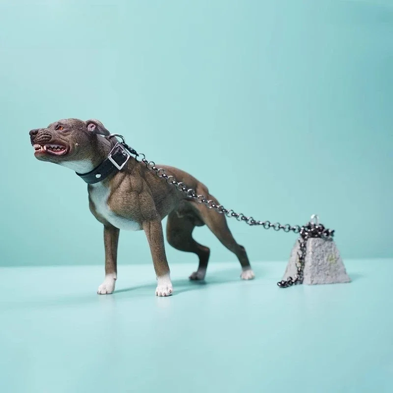 Pit Bull Pet Simulation Dog Model, Home Furnishing Ornament, Car Ornament