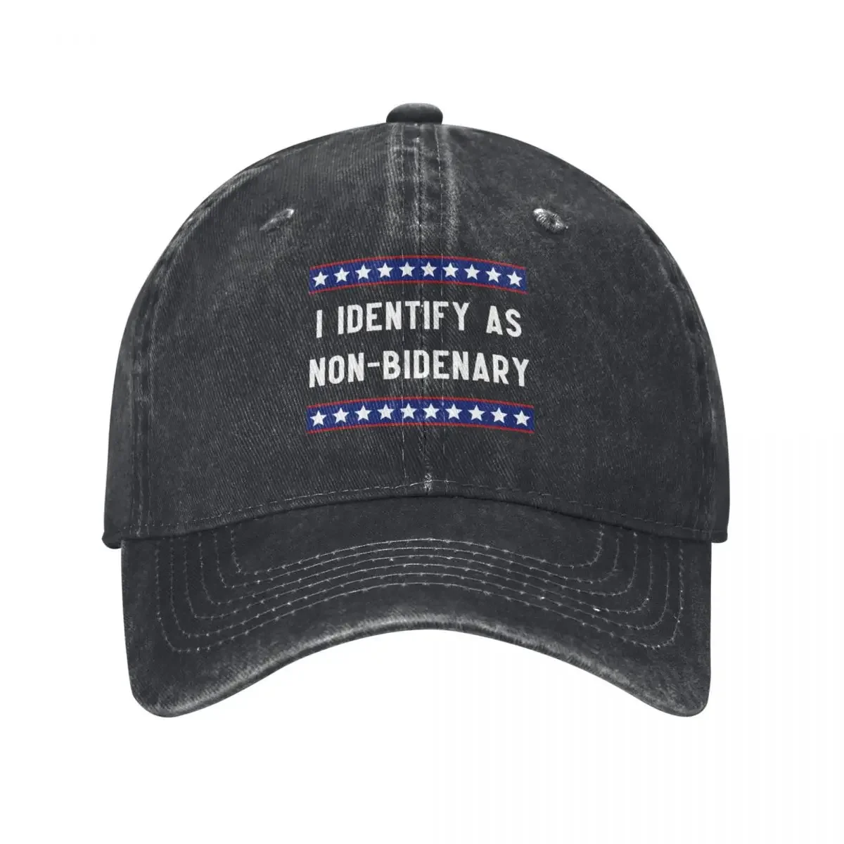 I Identify As Non-Bidenary Baseball Cap sun hat Cosplay Women's Hats Men's