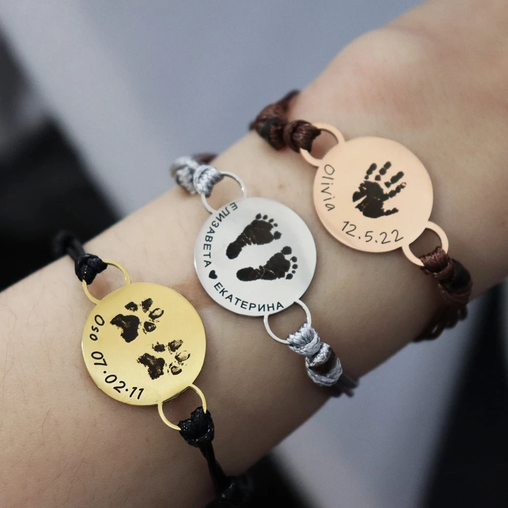 

Personalized Custom Adjustable Pet Portrait Photo Bracelets Stainless Steel Pet Fashion Jewelry Souvenir Pet Owner Bracelet Gift