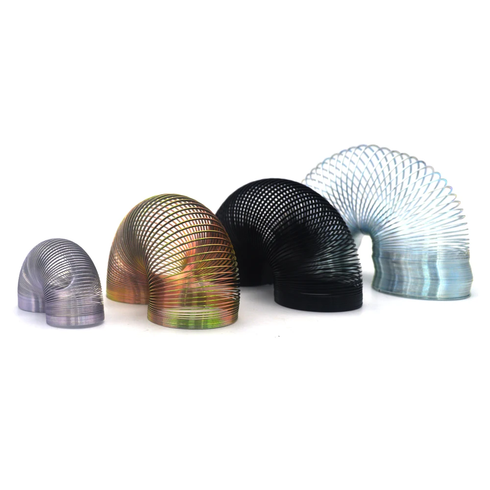 Children Gift Funny Classic Wave Circle Kids Science Metal Springs Gift