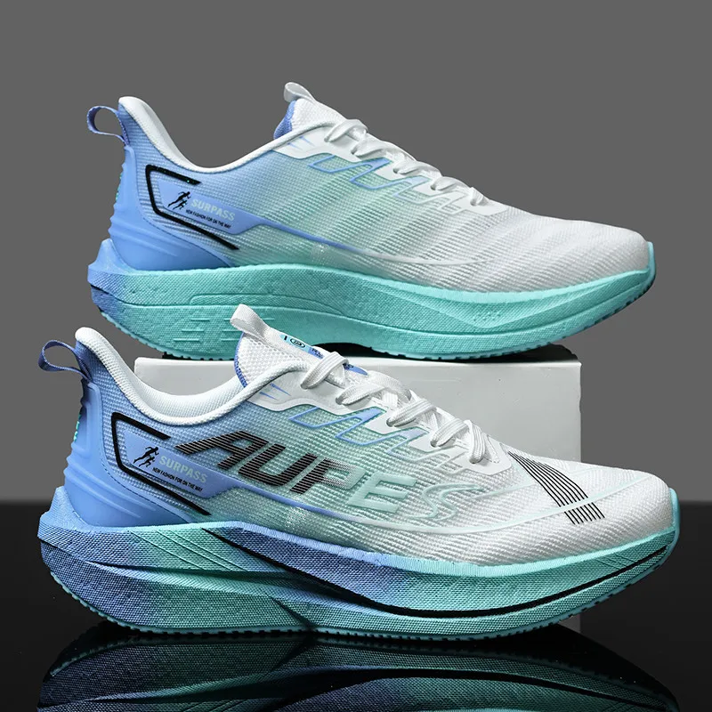 

Mens Running Shoes for Fitness Exercise Anti Torsion Skin Friendly Resilience Marathon Training Couples Casual Mesh Sports Shoes