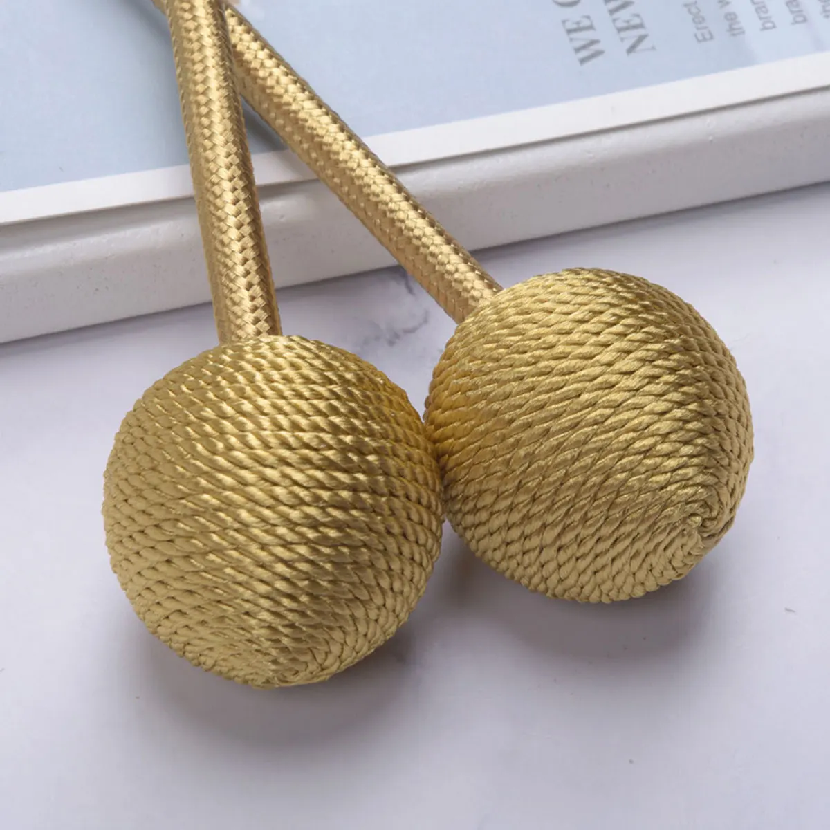 Woven Any Shape Strong Curtain Tie Plush Curtain Tie Rope 1/2PCS - view 5