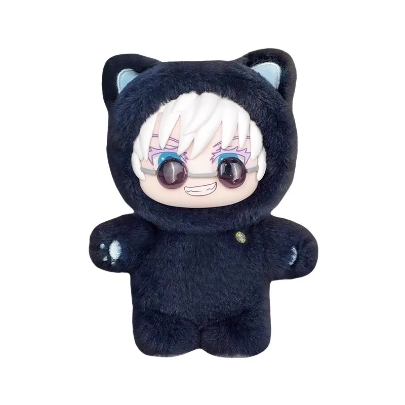 In Voorraad BANDAI Jujutsu Kaisen 2 Kat Oor Plushie Serie Blind Box Mystery Box Anime Figuur Kamer Decoratie Collectie Kids Geschenken