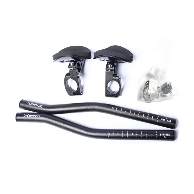 

Aluminum Alloy Split TT Rest Handlebar - Arm Relaxation Vice Bars for Long Distance Bicycle Cycling