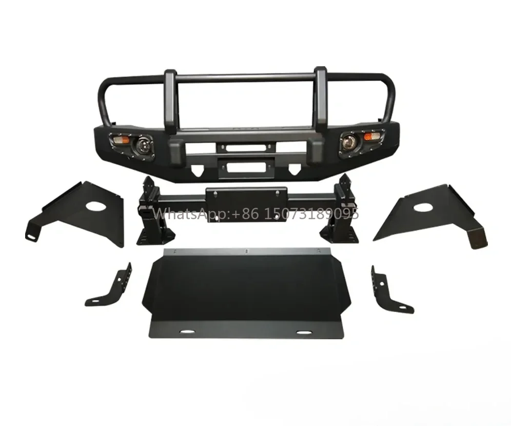 

2019 for Toyota for 4Runner Stainless Steel Front Bumper Body Kit with Fog Light Cut-Outs New Condition Hot Accessories Parts