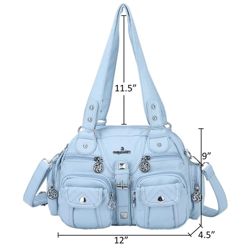 Vintage Women Handbags Fashion Satchel PU Shoulder Bag Top-handle Handbag Dumpling Pack Gifts Shoulder Bags Phone Money Pack