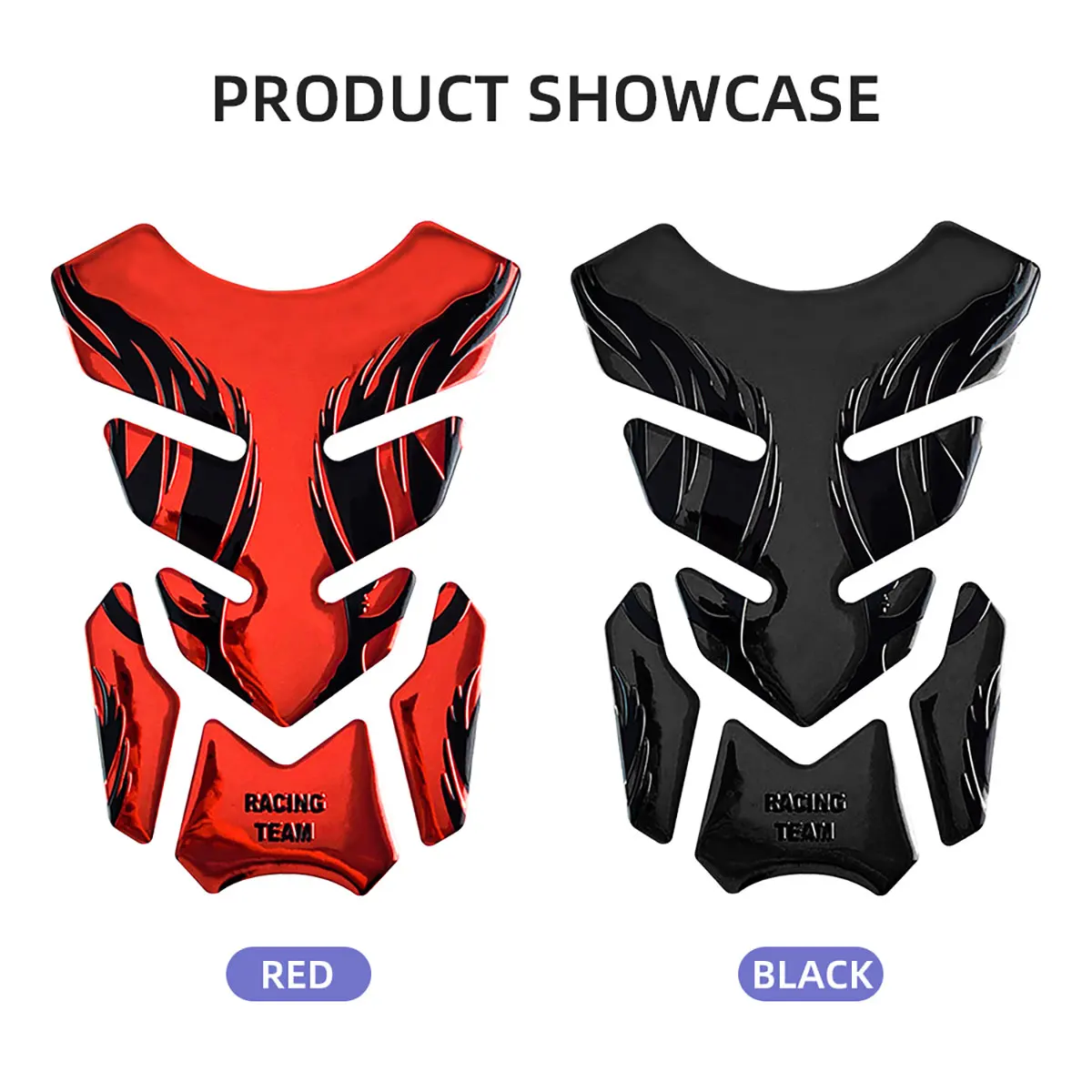 Fiber Fishbone Stickers Auto Motorfiets Tank Pad Tankpad Protector Voor Motorfiets Universele Fishbone Beschermer Cover Accessoires