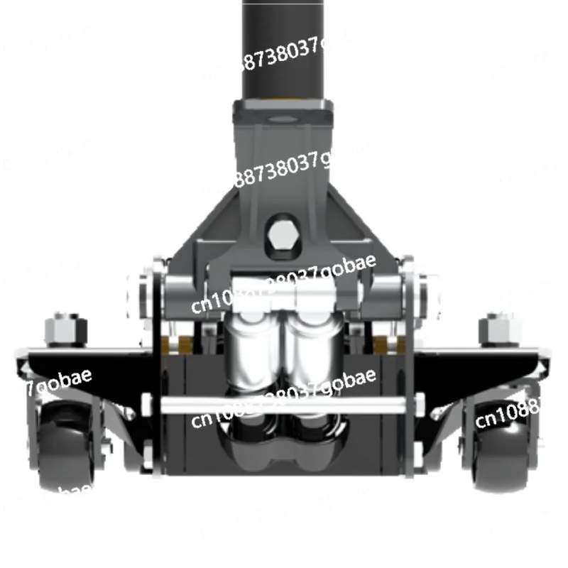 

Hand and foot pedal dual mode fast lift horizontal