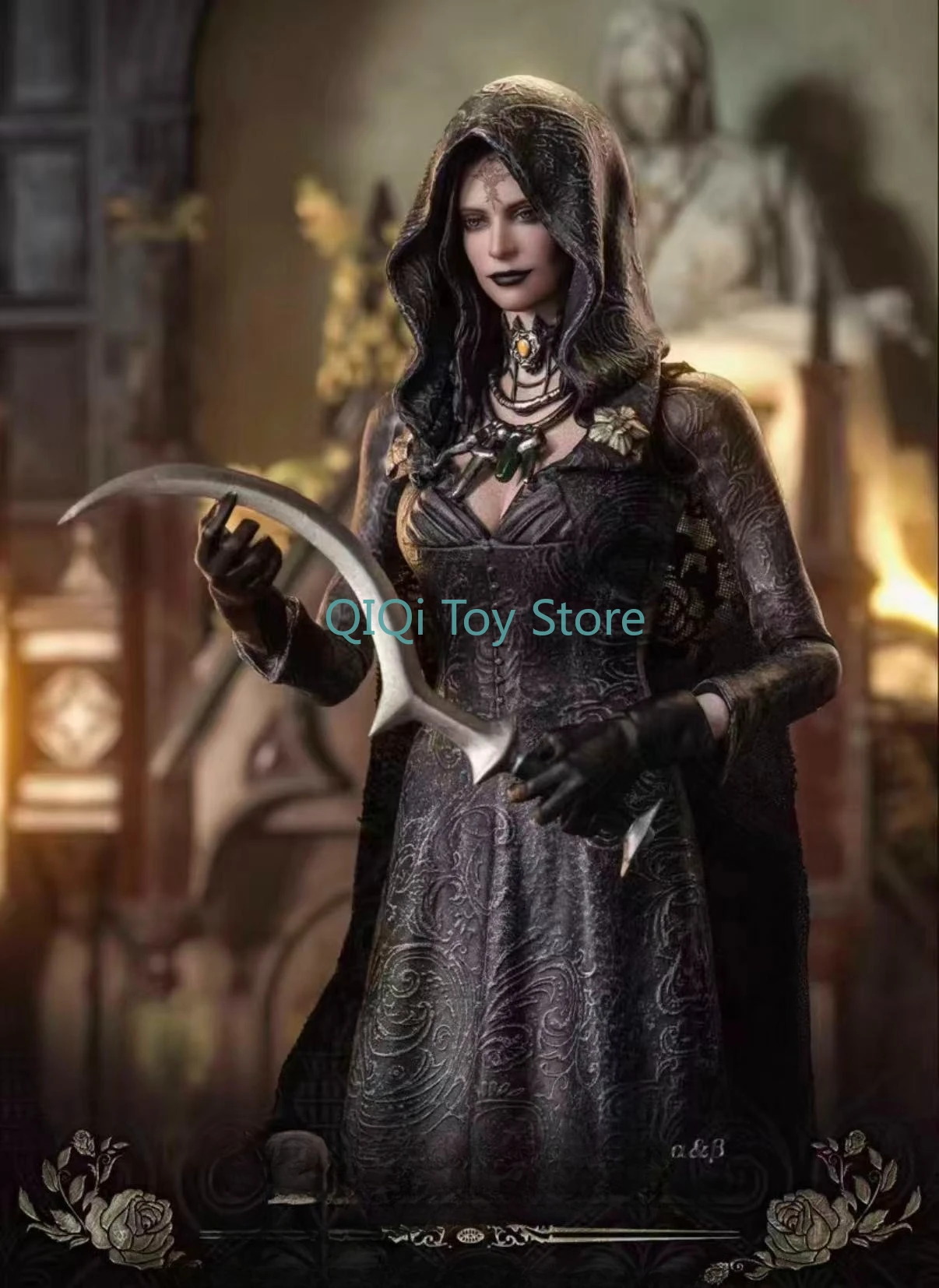 

In stock Biochemical Movie Series Eight-foot Madam Daughter Moth Girl Game 1/12 Moving Doll