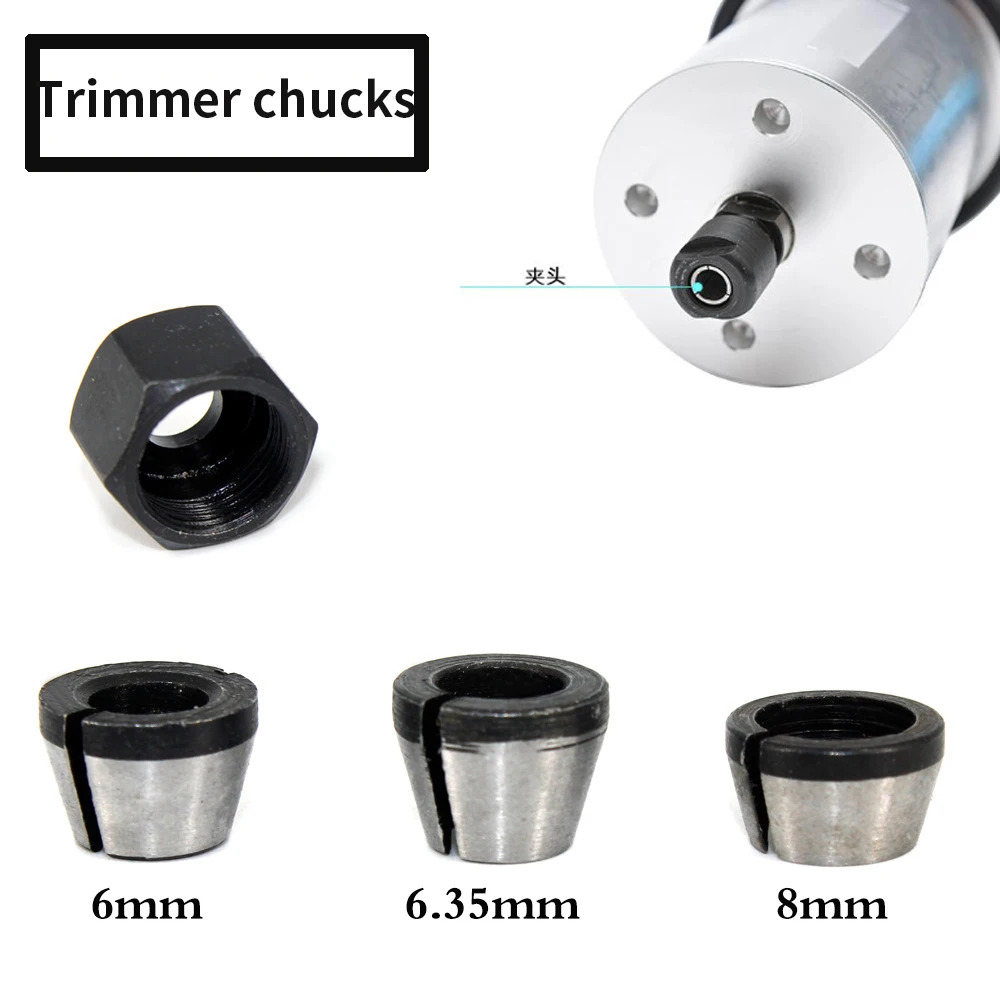 High Precision Trimmer Collet Adapter 6mm 1/4\