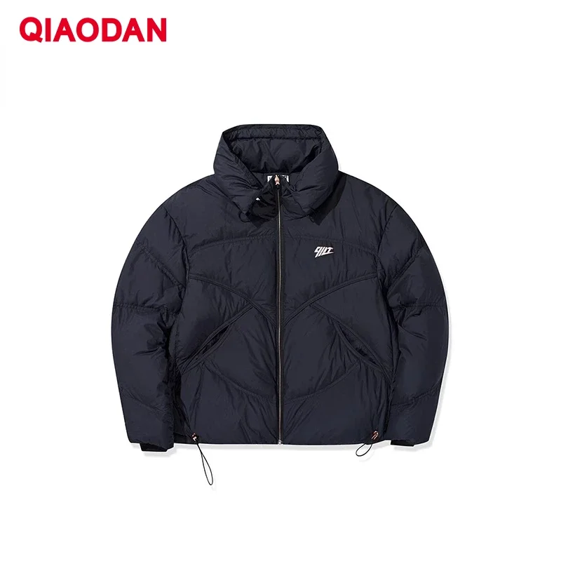 QIAODAN Down Jacket for Women 2023 Winter New Warm Windproof Thermal High Quality Stand Collar Zipper Clothing Coats EGM42223727