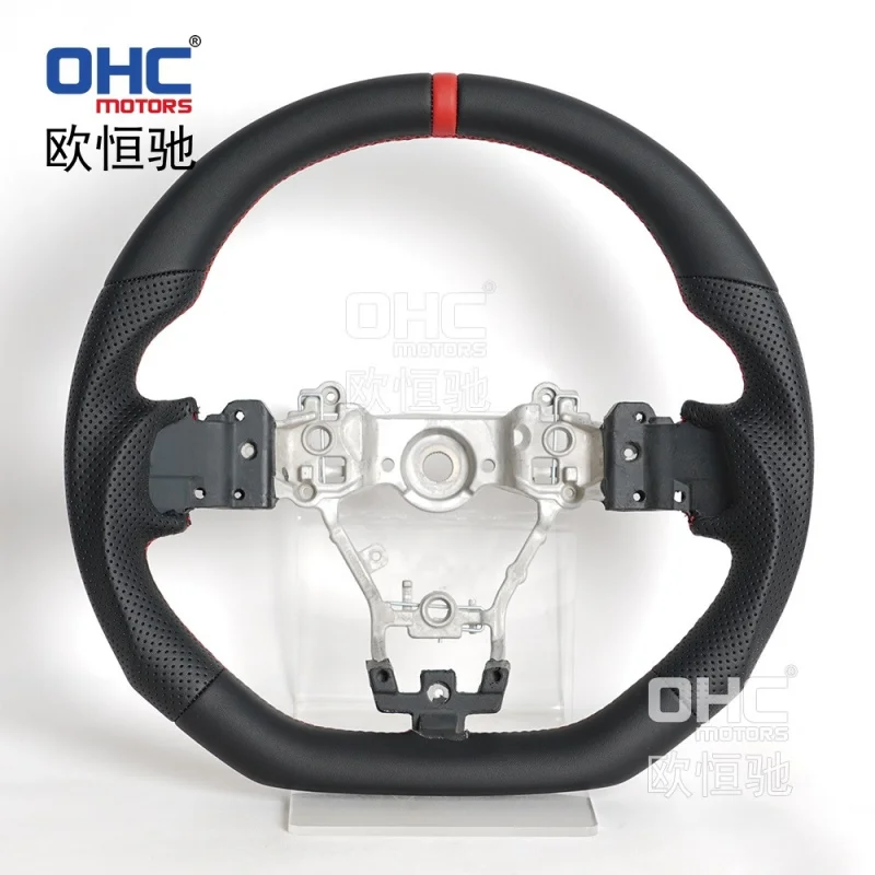 For Subaru WRX/STI Cross-border bestseller, anti-slip and wear-resistant sports full-leather steering wheel modificatio