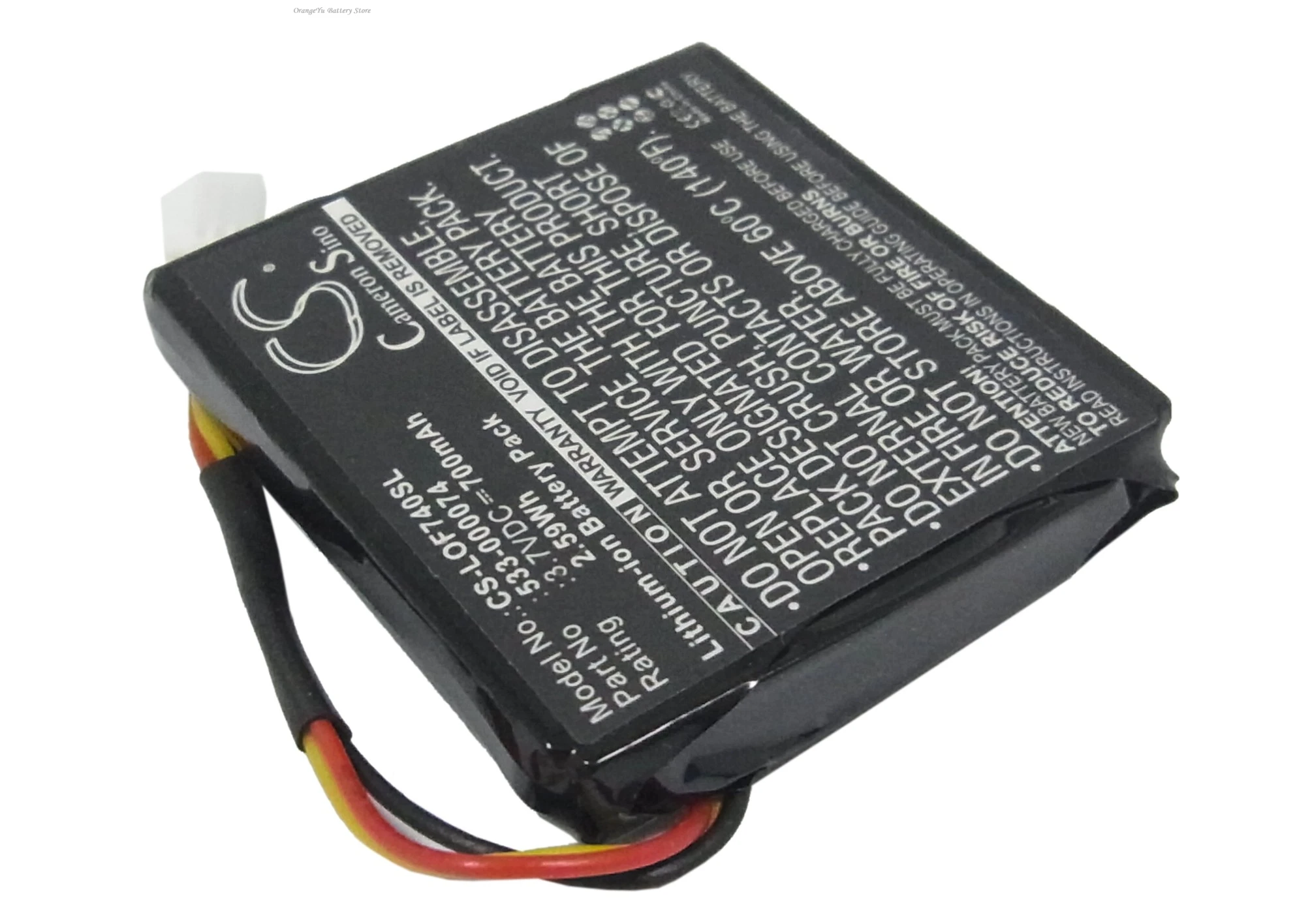 

2025 NEW 3.7V 700mAh Wireless Headset Battery 533-000074 for Logitech 981-000257, F540, G930 +TOOL