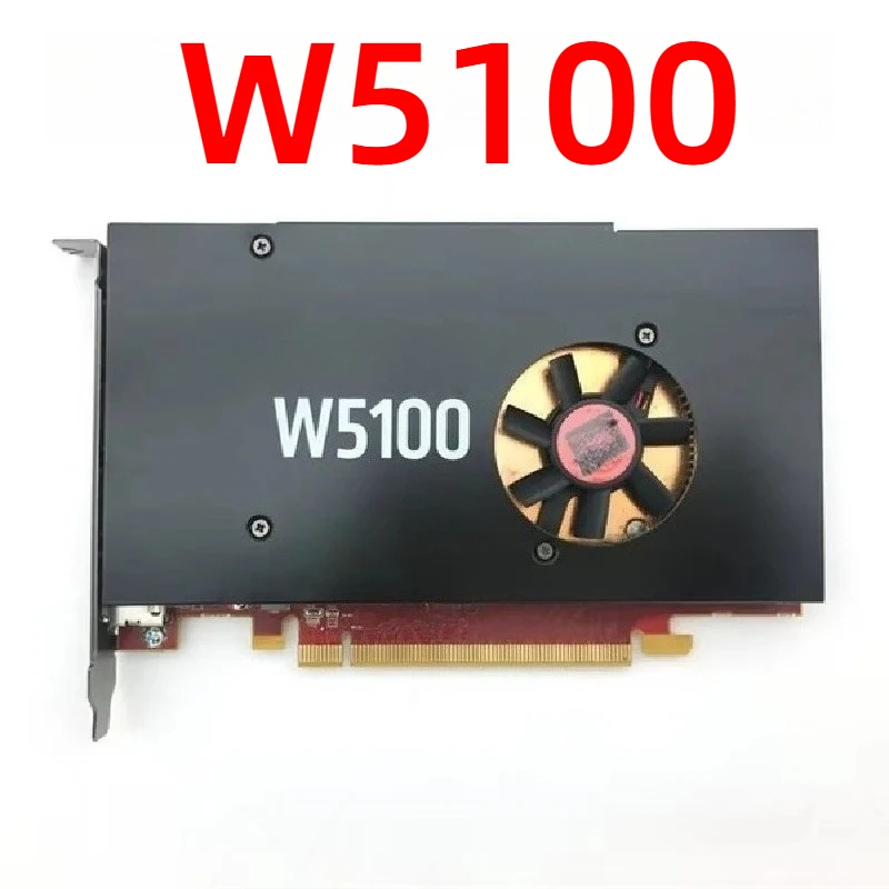 Original W5100 4GB Professional Graphics Card W51004GB for 3D Modeling CAD Plane Drawing Video Quadro 4GB